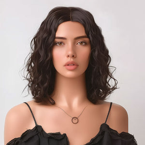 Perruque Brune Bouclée