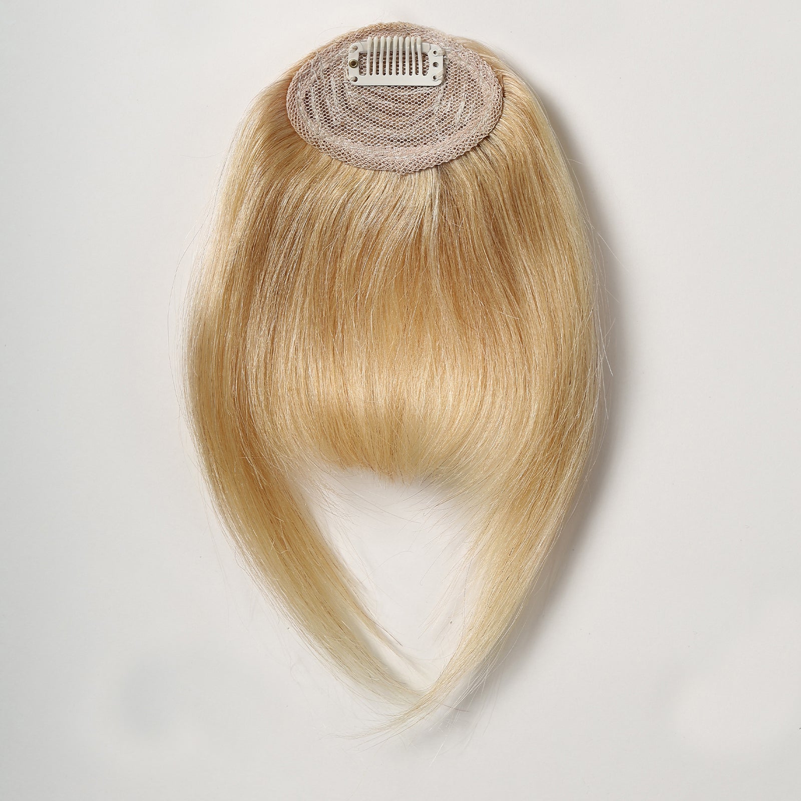 Frange à Clip Cheveux Naturels - Blond Doré