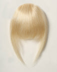 Frange à Clip Cheveux Naturels - Blond Platine