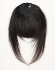 Frange à Clip Cheveux Naturels - Noir