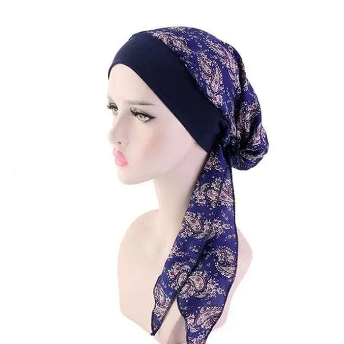 Foulard Turban Motif à Fleur