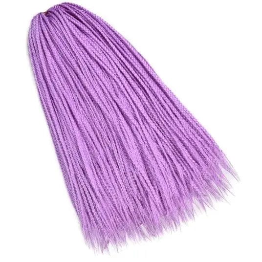 Mèches Crochet Box braids Mauve pastel