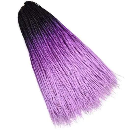 Mèches Crochet Box braids Ombré Mauve Claire