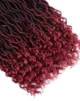 Mèches Pour Fausse Locks Pointes Bouclées Bordeaux