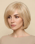 Perruque Naturelle Blonde Carré Court - Noëlle