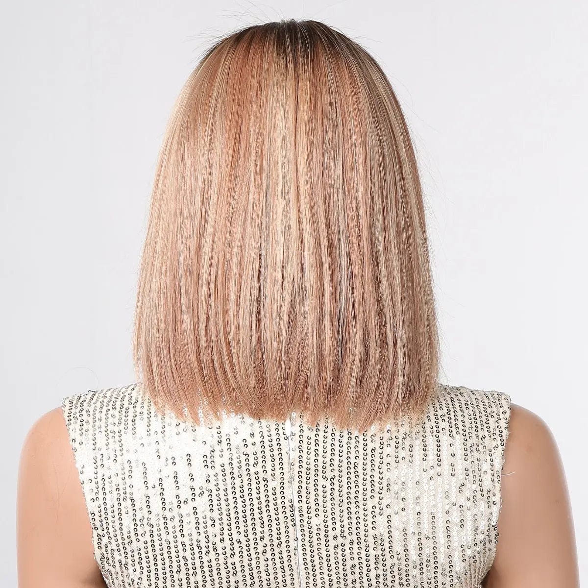 Perruque Naturelle Blonde Carré Court - Nathalie