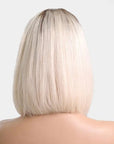 Perruque Naturelle Blonde Carré Mi-Long - Sandrine - Perruque Femme