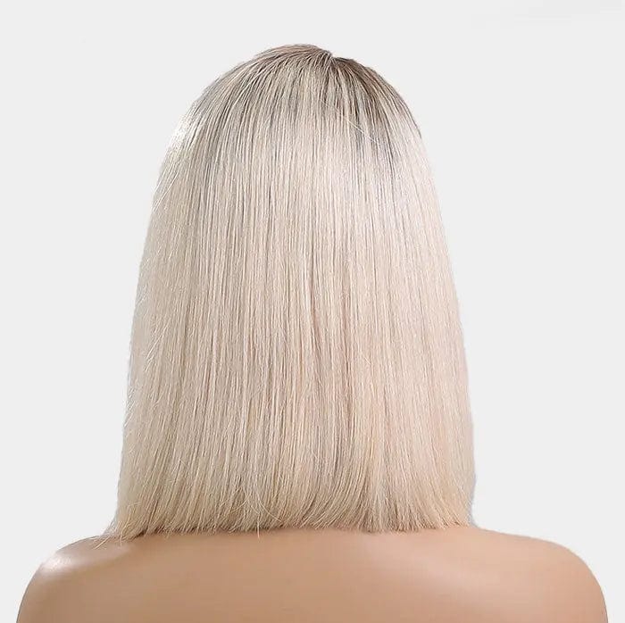 Perruque Naturelle Blonde Carré Mi-Long - Wanda