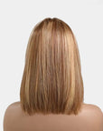 Perruque Naturelle Blonde Carré Mi-Long - Zina