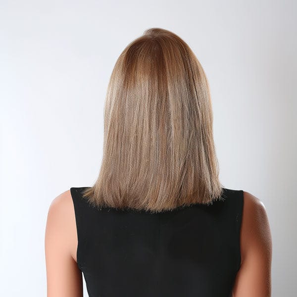 Perruque Naturelle Blonde Carré Mi-long - Reine