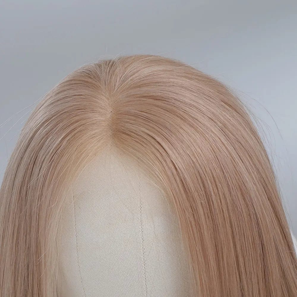 Perruque Naturelle Blonde Carré Mi-long - Tiphaine