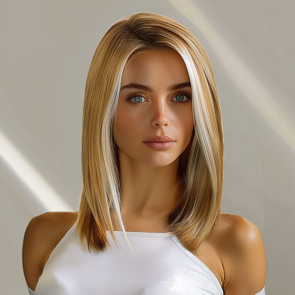 Perruque Naturelle Blonde Longue - Hortense