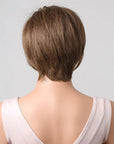 Perruque Naturelle Brune Courte - Amal - Perruque Femme