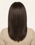 Perruque Naturelle Brune Longue - Gladys - dos