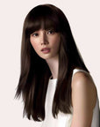 Perruque Naturelle Brune Longue - Liliane