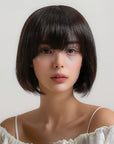Perruque Naturelle Noire Courte - Giselle