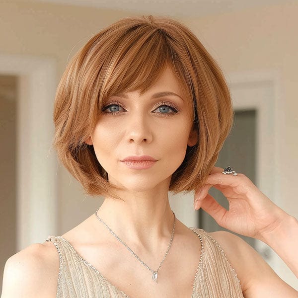 Perruque Naturelle Rousse Courte - Kyra