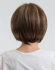 Perruque Semi naturelle Brune Courte - Quinta