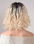 Perruque Synthétique Blonde Bouclée Courte - Bernadette