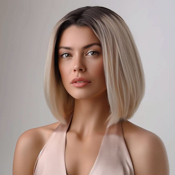 Perruque Synthétique Blonde Carré Court - Aisling