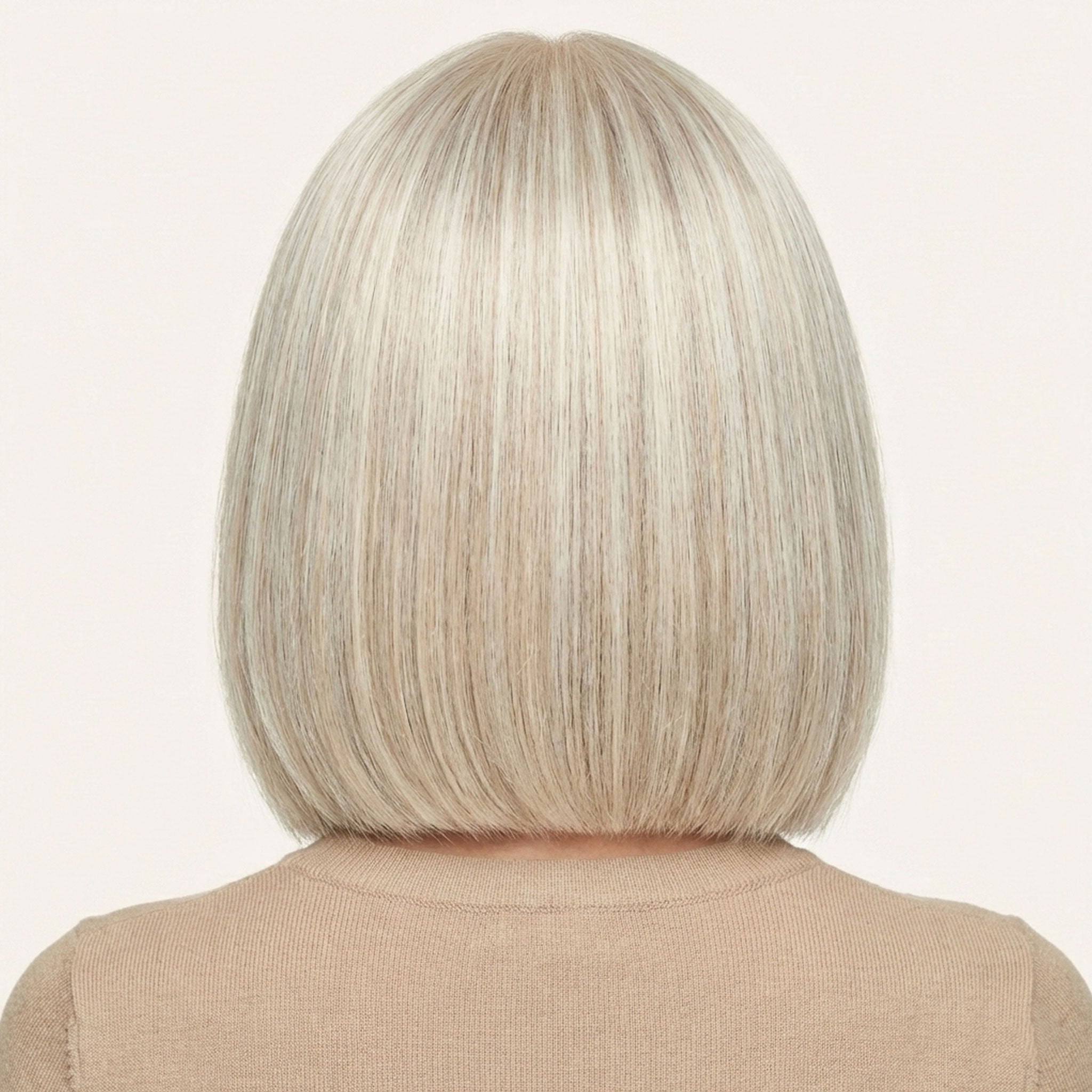 Perruque Synthétique Blonde Carré Court - Alice - dos