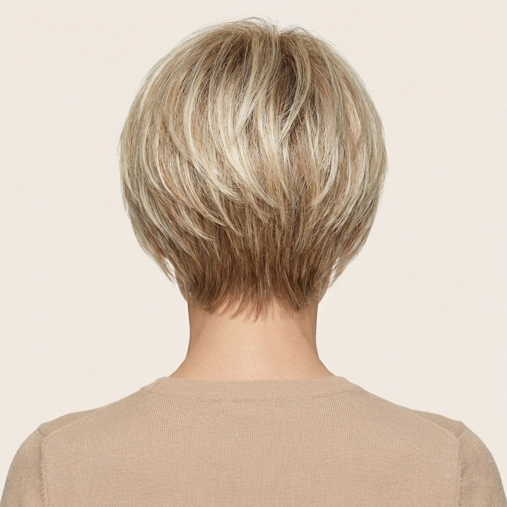 Perruque Synthétique Blonde Carré Court - Charlotte - dos