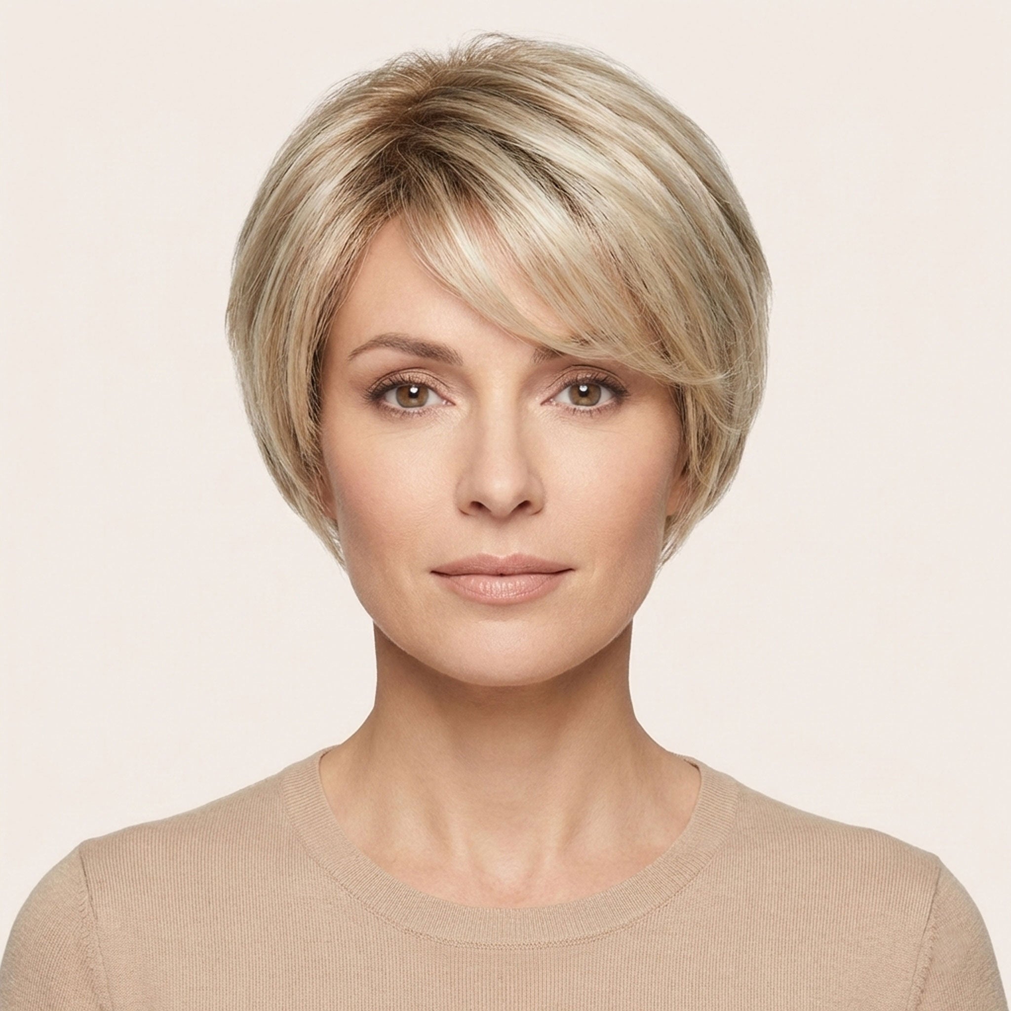 Perruque Synthétique Blonde Carré Court - Charlotte