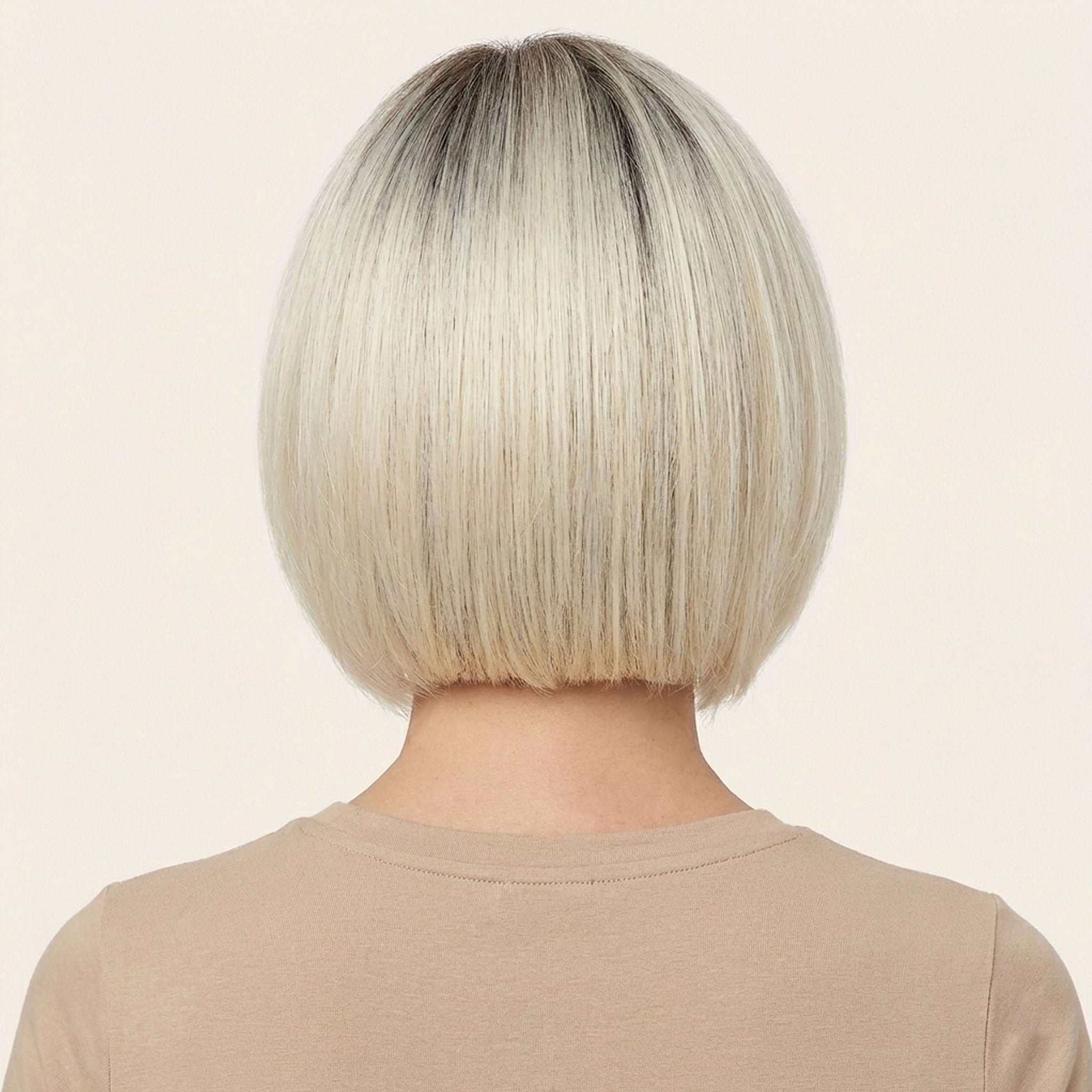 Perruque Synthétique Blonde Carré Court - Sarah - dos