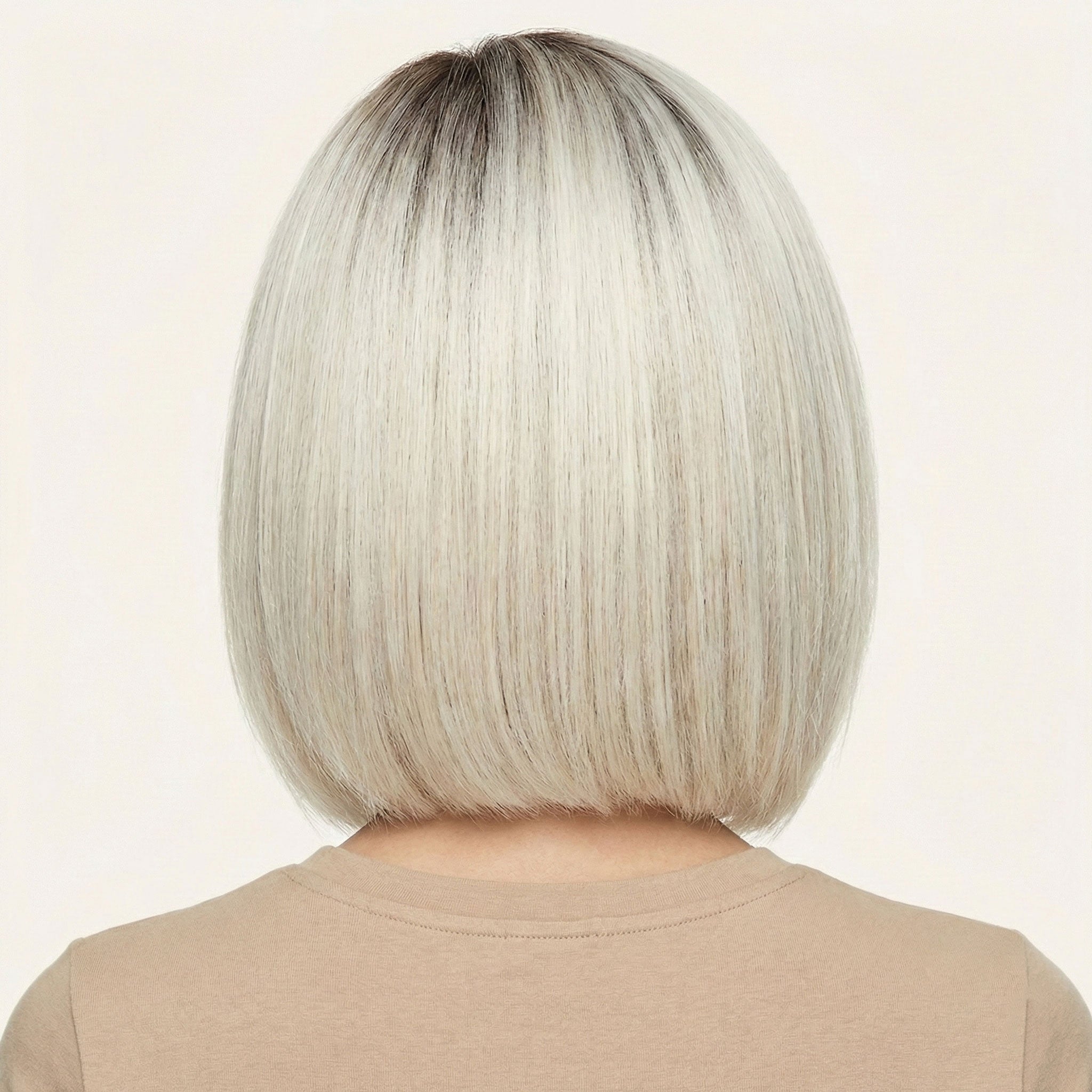 Perruque Synthétique Blonde Carré Court - Uxia - dos