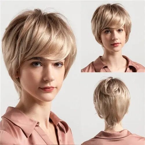 Perruque Synthétique Blonde Carré Court - Faye