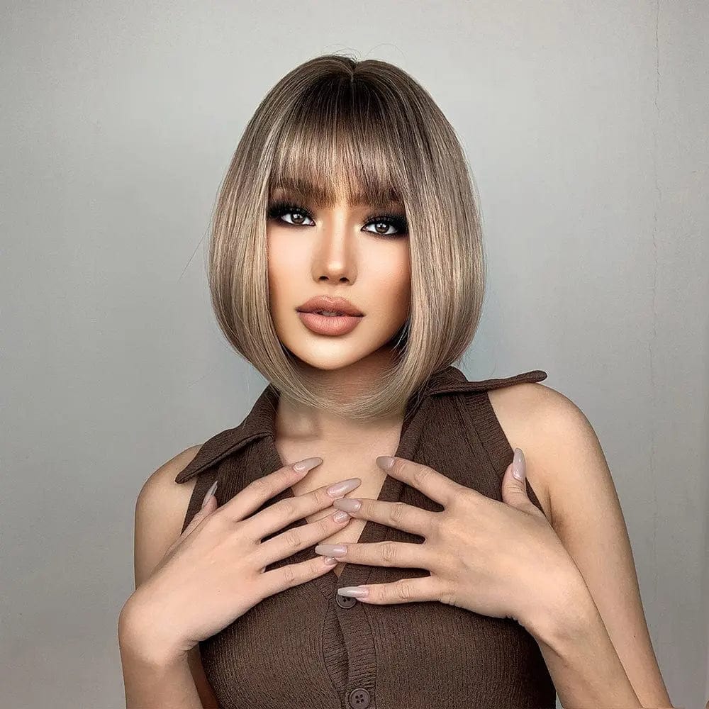 Perruque Synthétique Blonde Carré Court - Hestia