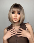Perruque Synthétique Blonde Carré Court - Hestia - Perruque Femme