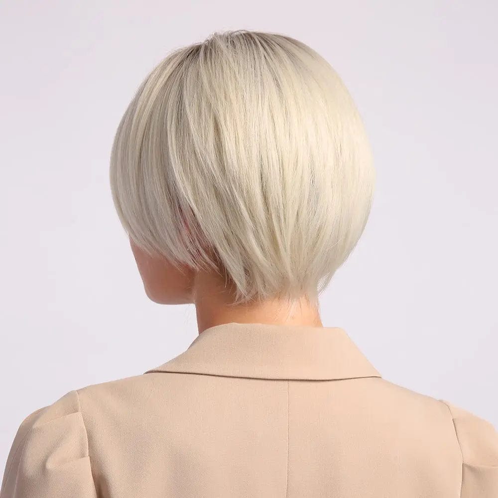 Perruque Synthétique Blonde Carré Court - Valora