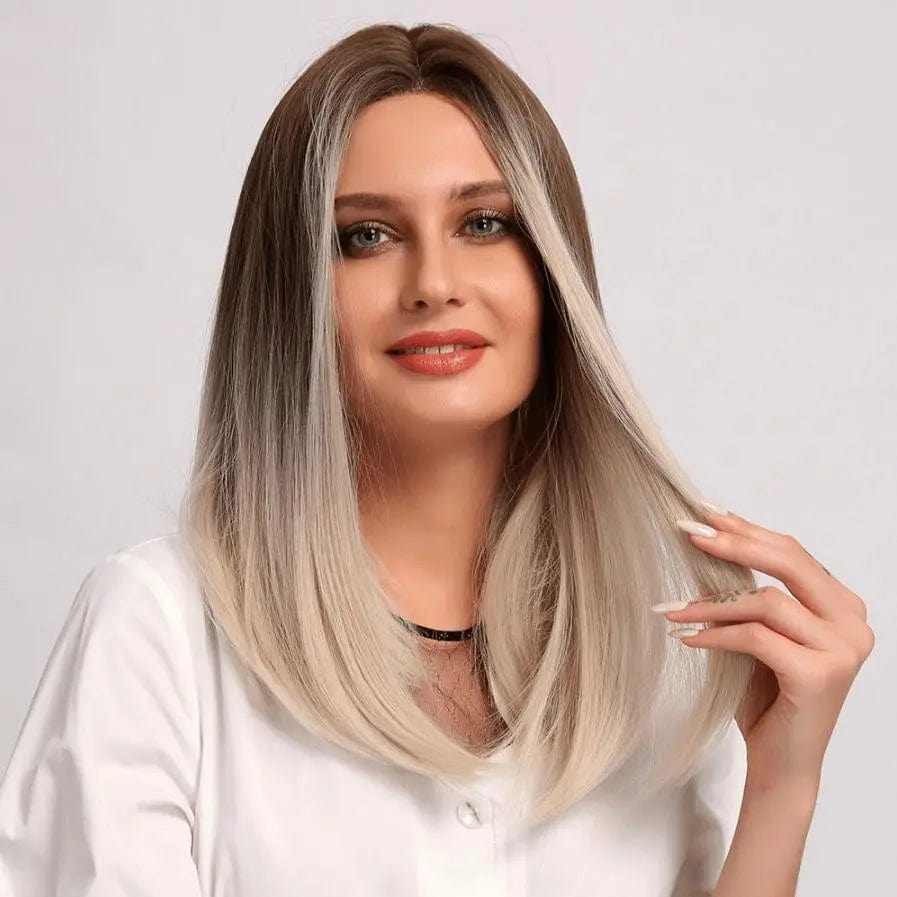 Perruque Synthétique Blonde Carré Long - Orielle