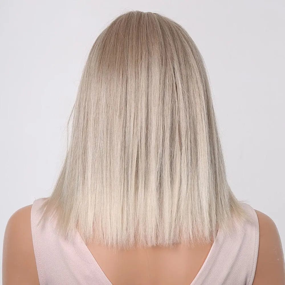 Perruque Synthétique Blonde Carré Mi-Long - Amabel