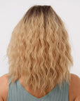 Perruque Synthétique Blonde Carré Mi-Long - Calypso