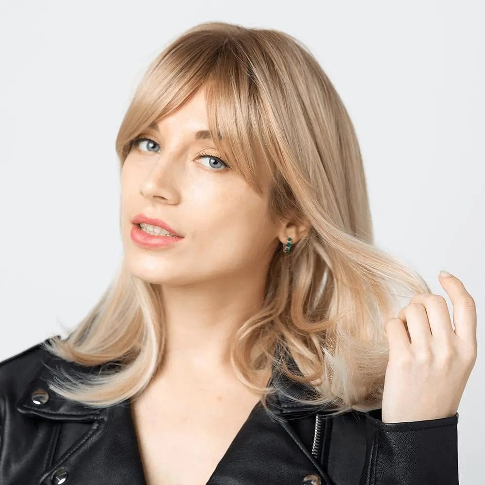 Perruque Synthétique Blonde Carré Mi-Long - Priya