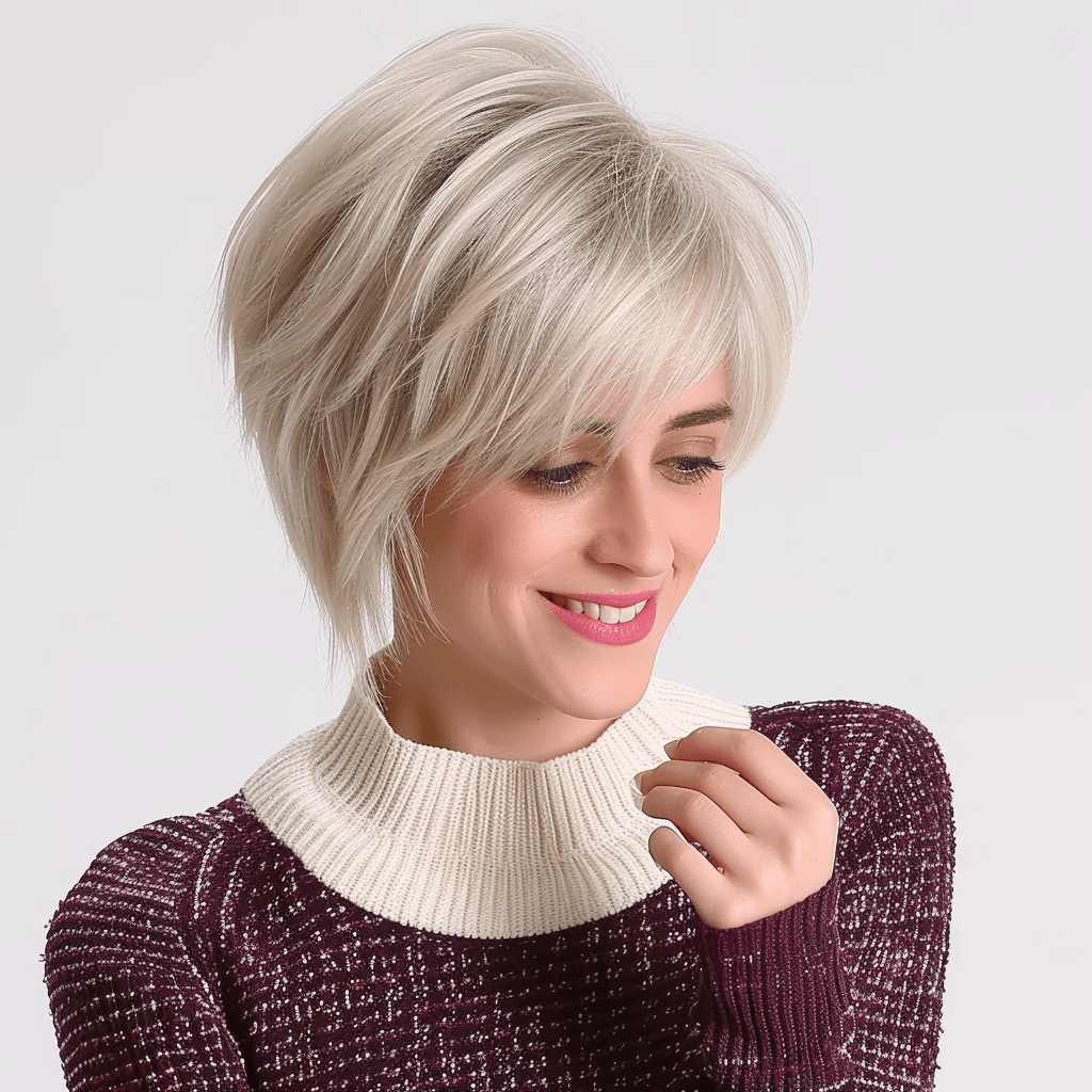 Perruque Synthétique Blonde Courte - Gabrielle