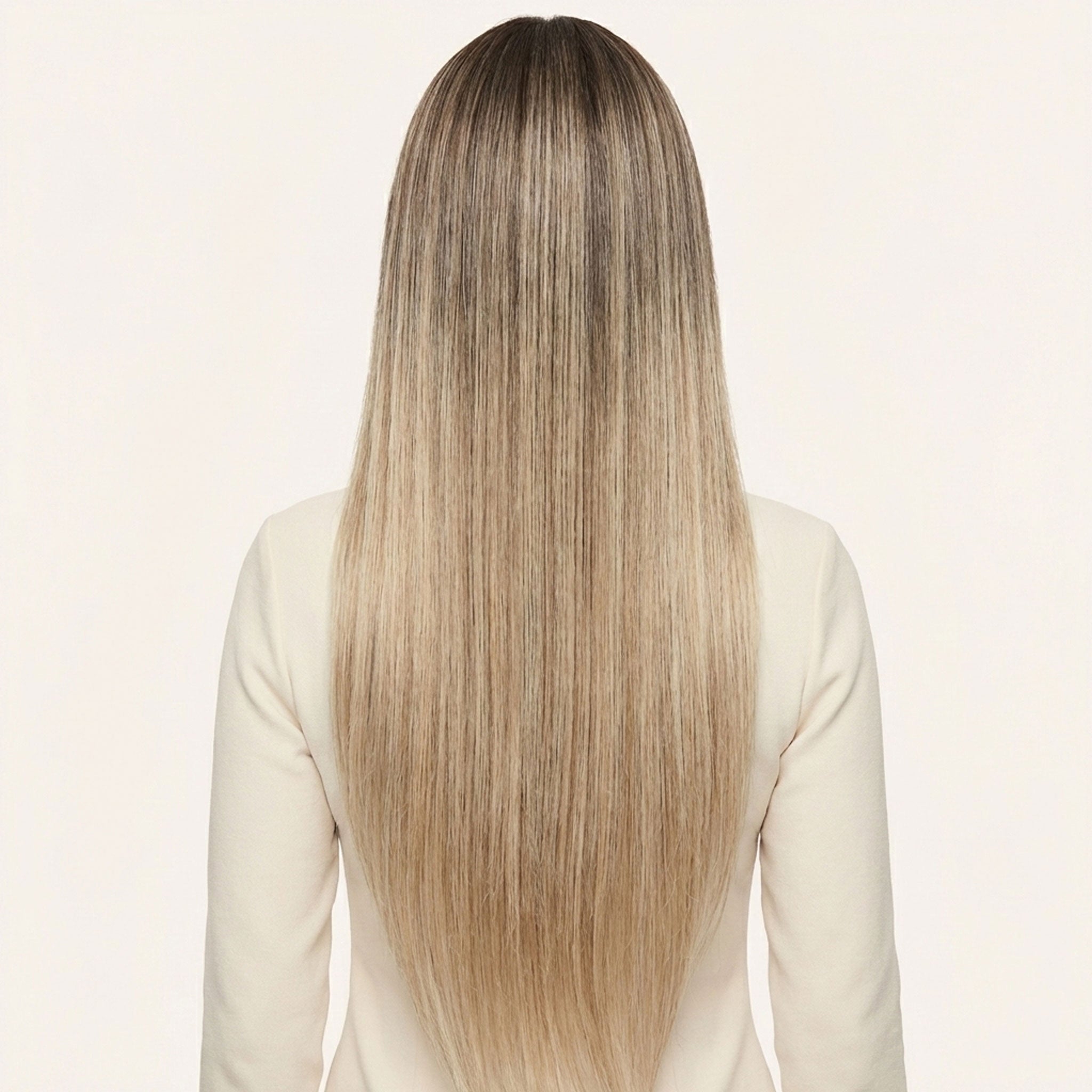 Perruque Synthétique Blonde Longue - Victoria - dos