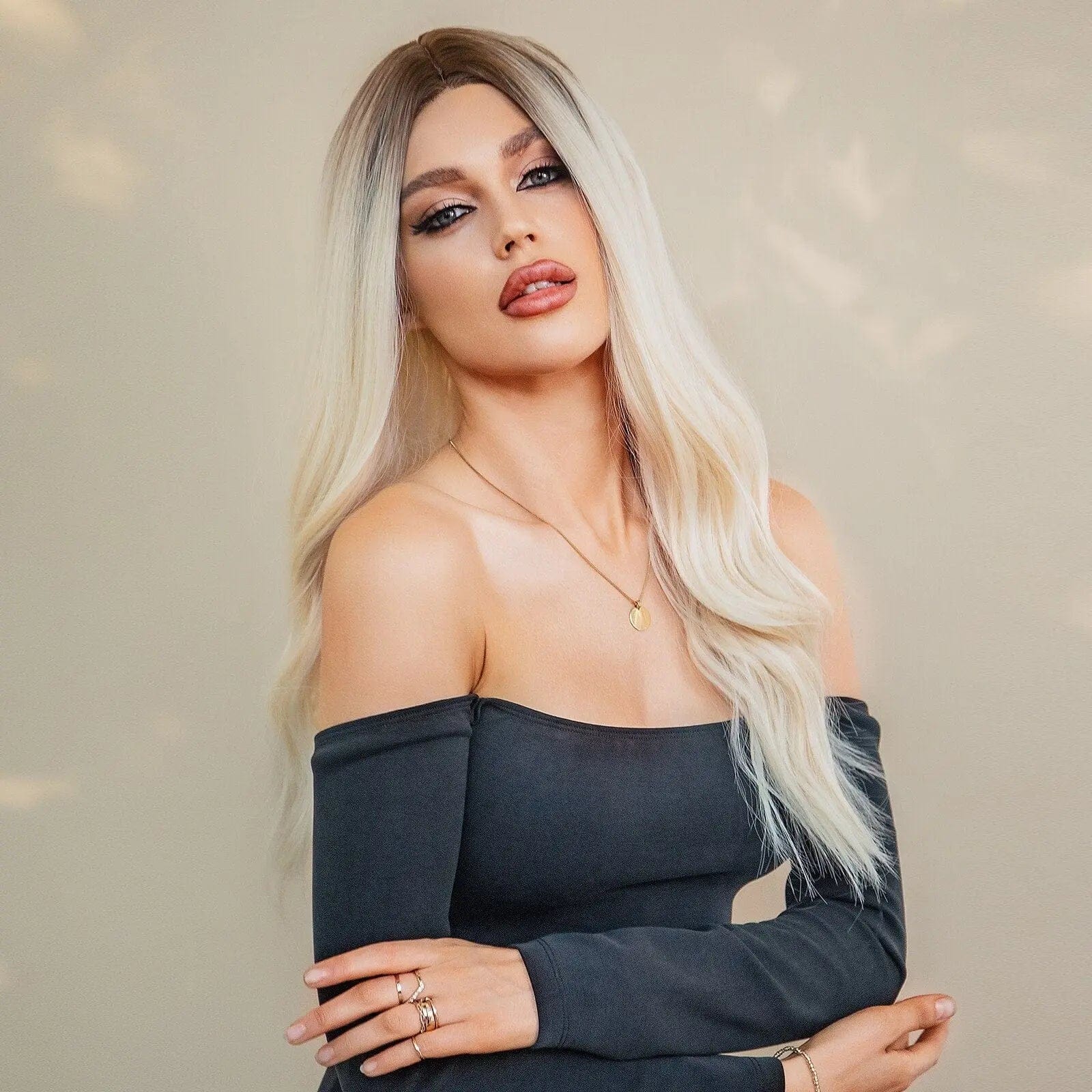 Perruque Synthétique Blonde Longue - Fionnuala