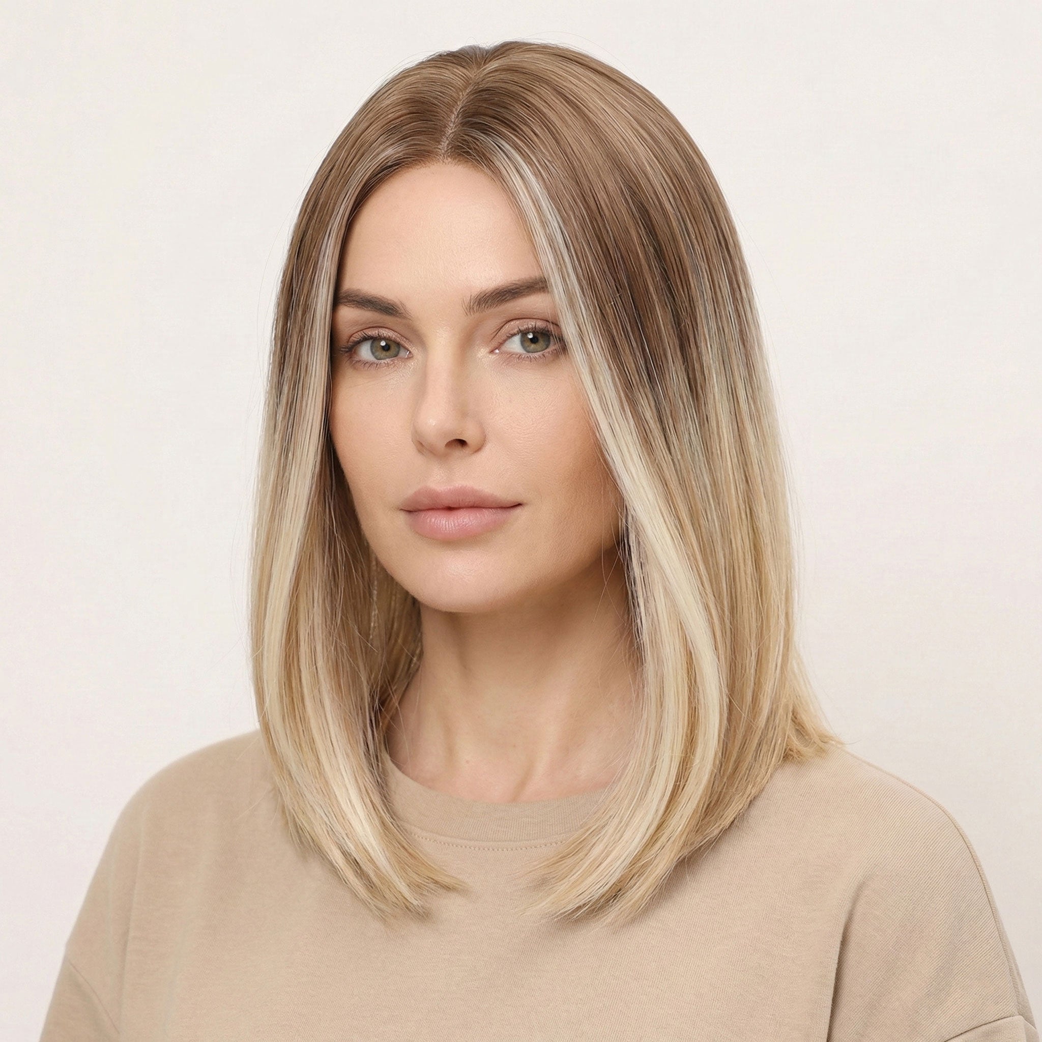 Perruque Synthétique Blonde Mi-Longue - Taryn