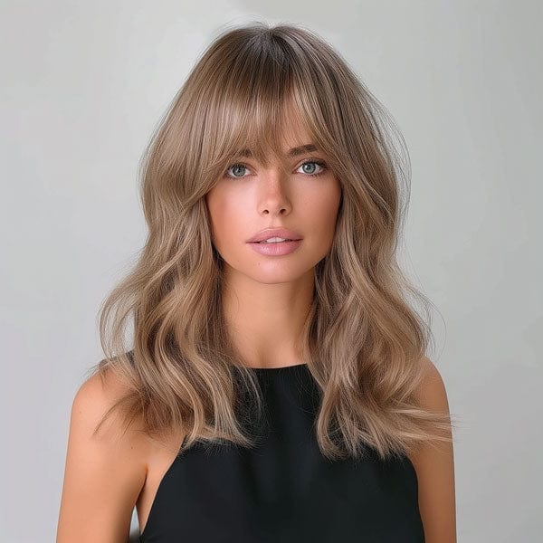 Perruque Synthétique Blonde Mi-Longue - Valeria