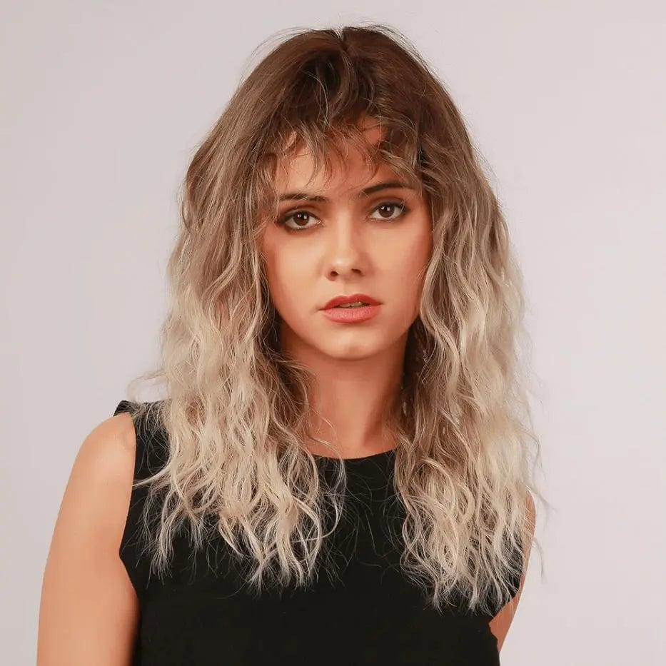 Perruque Synthétique Blonde Mi-Longue - Yana