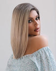 Perruque Synthétique Blonde Mi-Longue - Zephyra - Perruque Femme