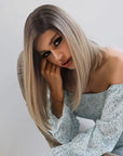 Perruque Synthétique Blonde Mi-Longue - Zephyra - Perruque Femme