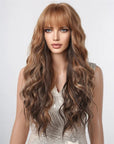 Perruque Synthétique Blonde Ombré Châtain Longue - Blandine