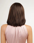 Perruque Synthétique Brune A Frange Mi-Longue - Valérie - Perruque Femme