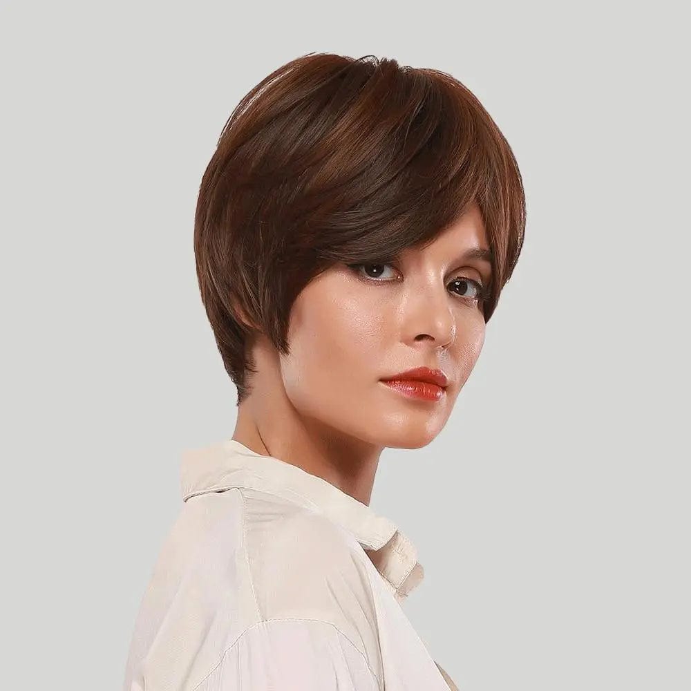 Perruque Synthétique Brune Carré Court - Ursa