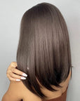 Perruque Synthétique Brune Carré Long - Julie - Perruque Femme