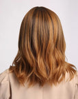 Perruque Synthétique Brune Carré Long - Lilou - Perruque Femme
